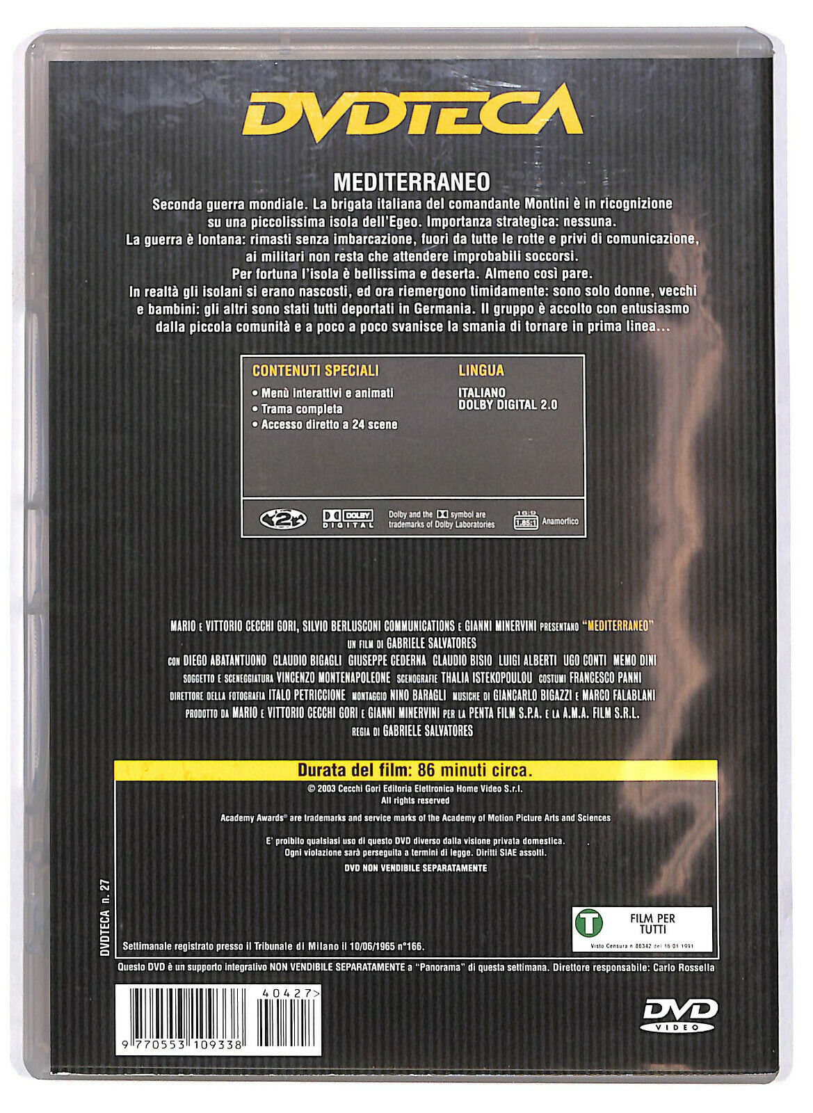 EBOND Mediterraneo Editoriale DVD DB704412