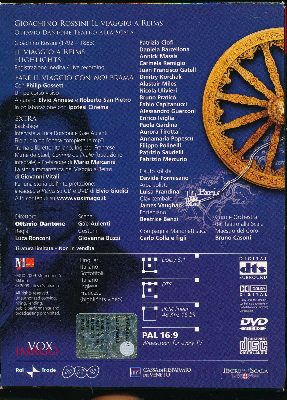 EBOND Il Viaggio A Reims. Ottavio Dantone Teatro Alla Scala DVD DB704431
