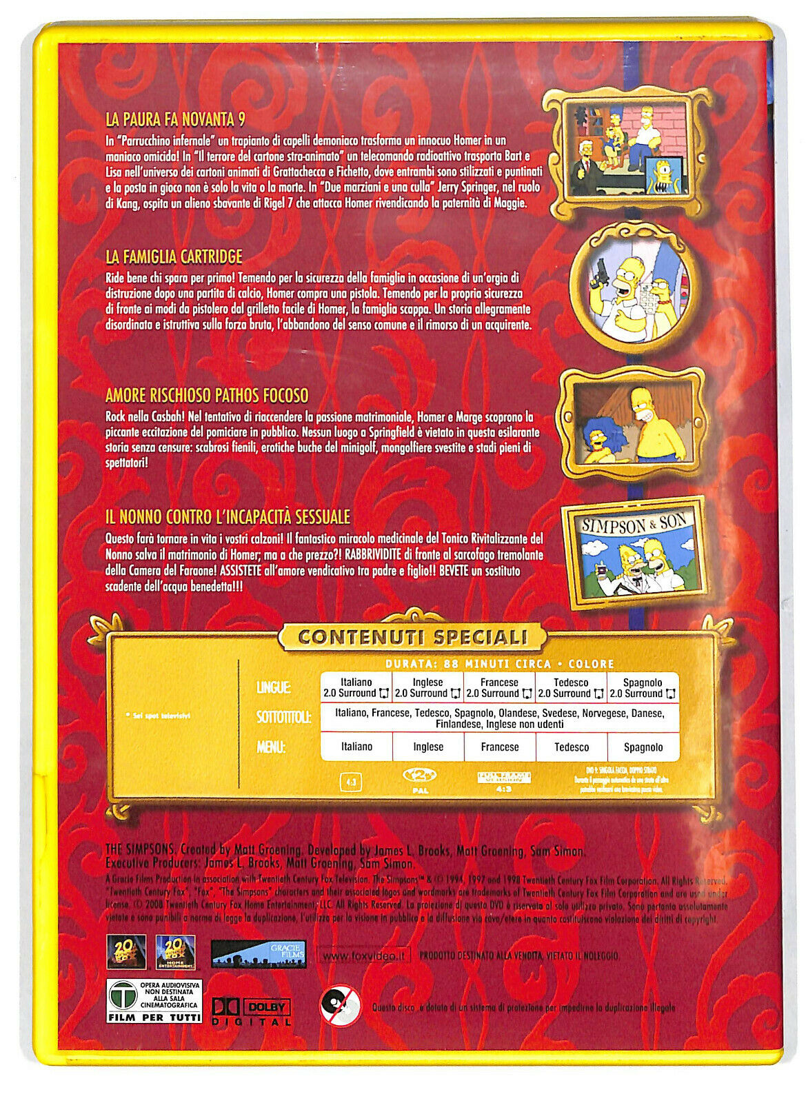 EBOND I Simpson. Too Hot For Tv. Troppo Per La Tv! Vol.11 Editoriale DVD DB704452