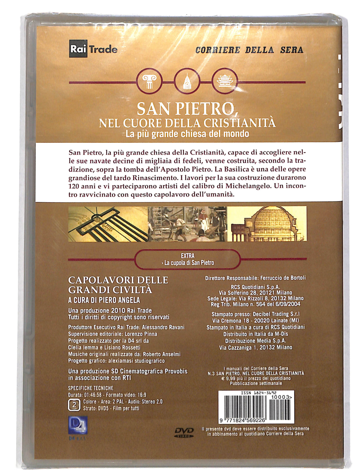 EBOND San Pietro nel cuore della cristianità vol 3 EDITORIALE DVD DB704956