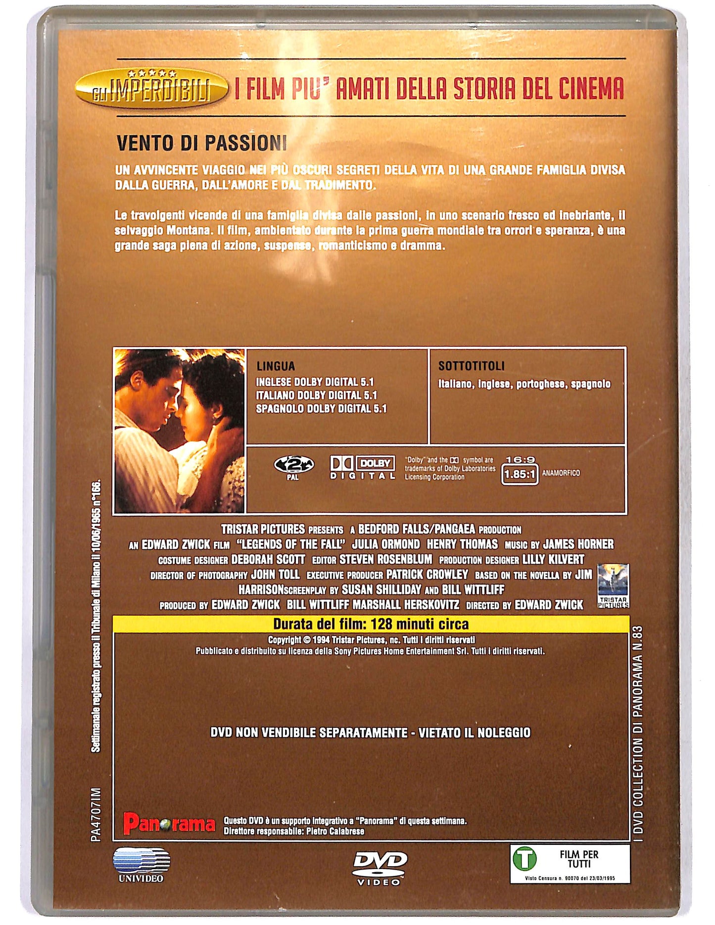EBOND Vento di passioni EDITORIALE DVD DB706118