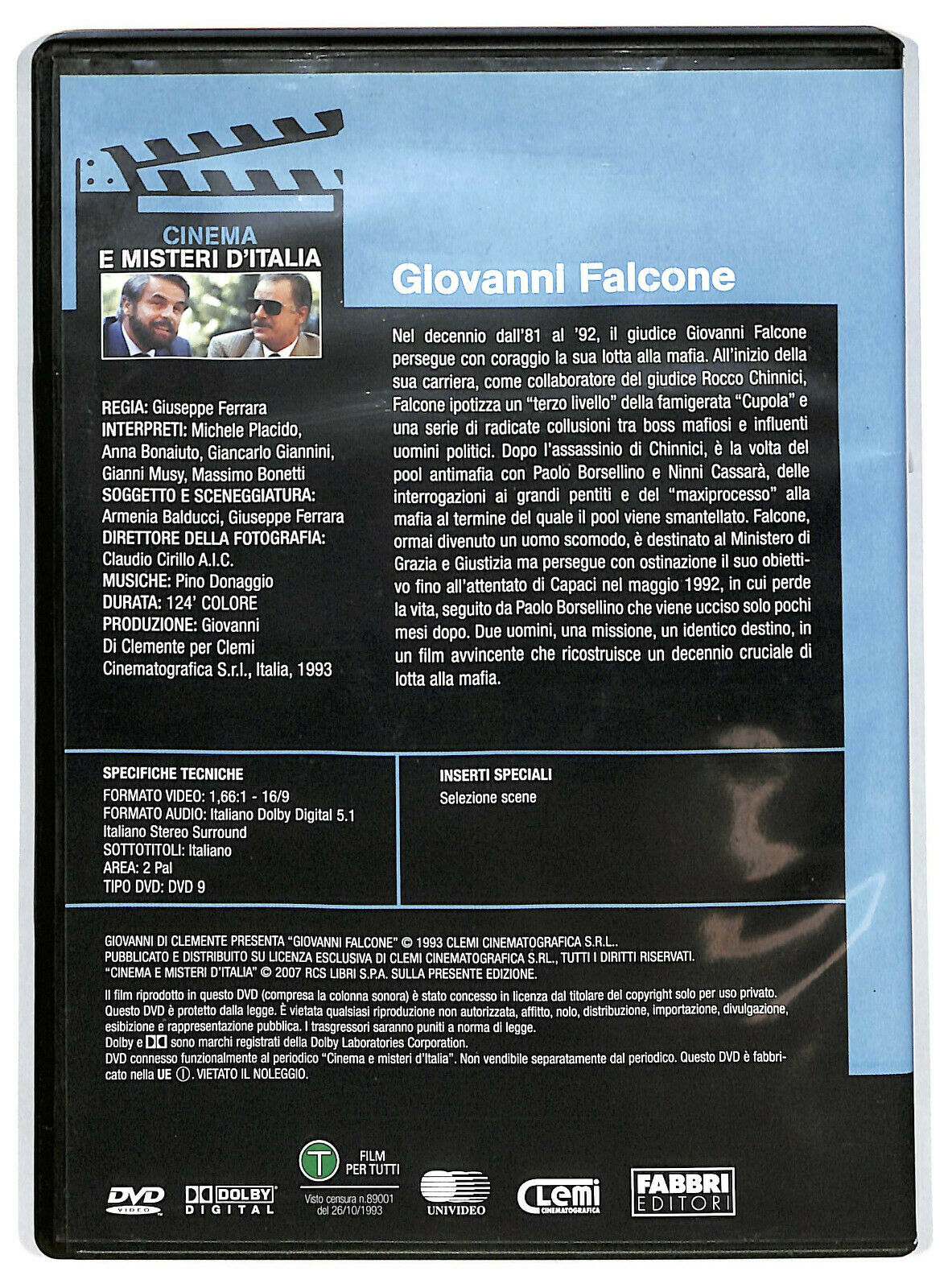 EBOND Giovanni Falcone Editoriale DVD DB706305