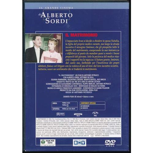 EBOND Il Matrimonio - Il Grande Cinema di Alberto Sordi DVD DB706325