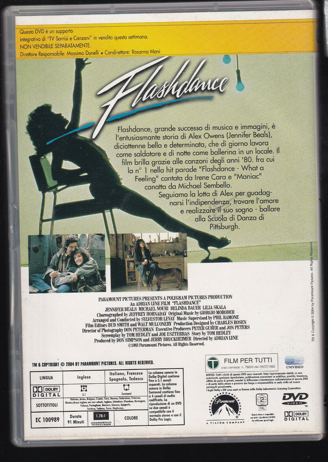 EBOND Flashdance Editoriale DVD DB706338
