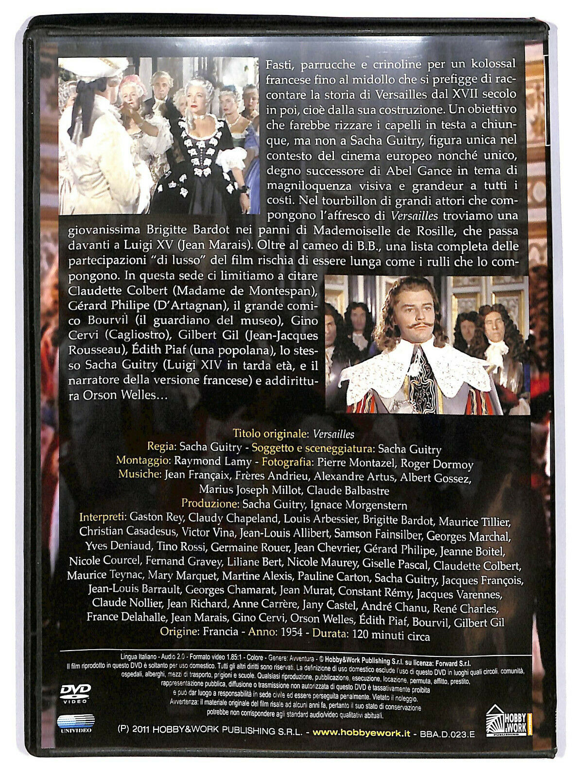 EBOND Versailles (film 1954) Editoriale DVD DB706349