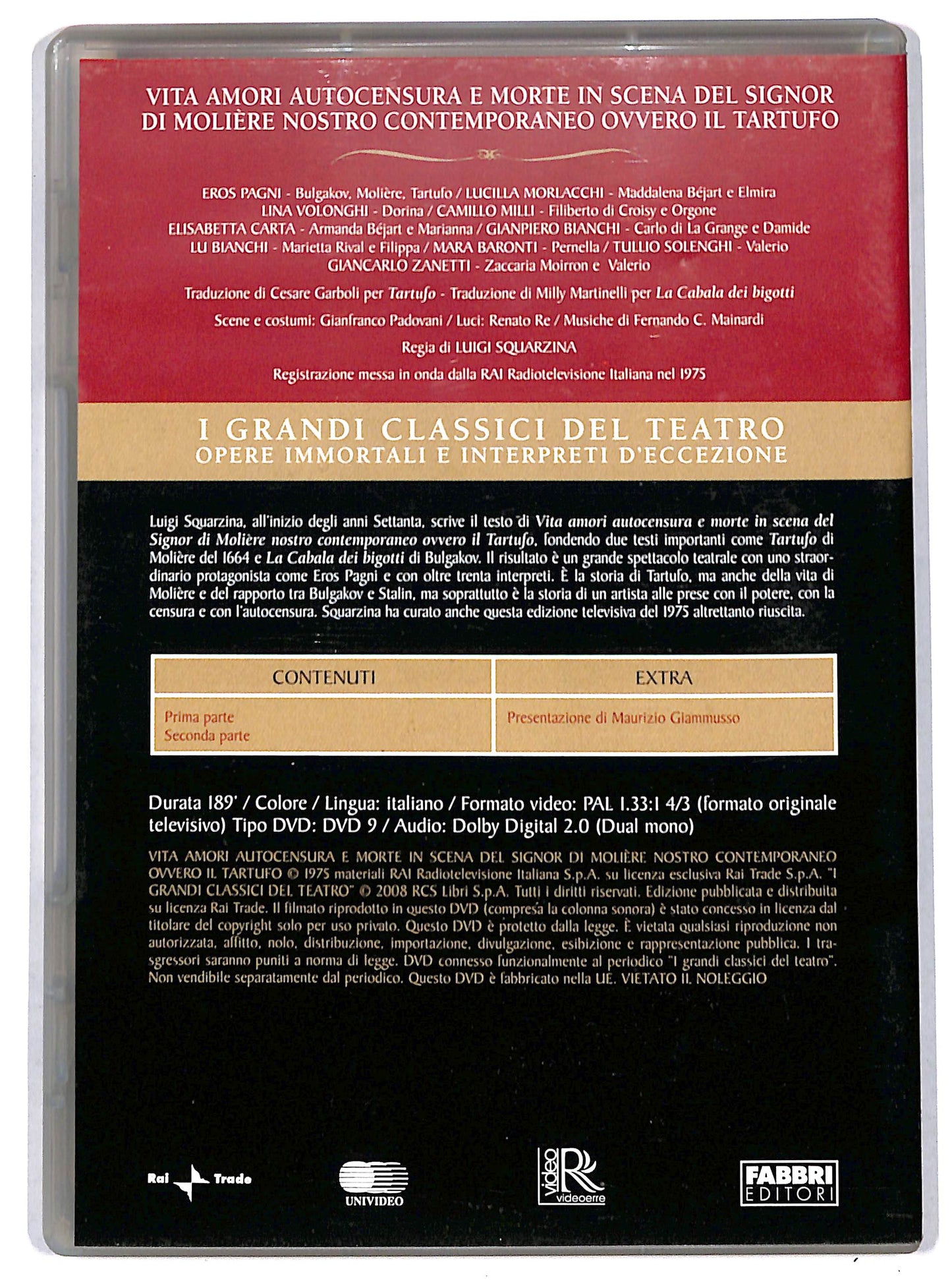 EBOND Vita amori autocensura e morte in scena DVD DB706407