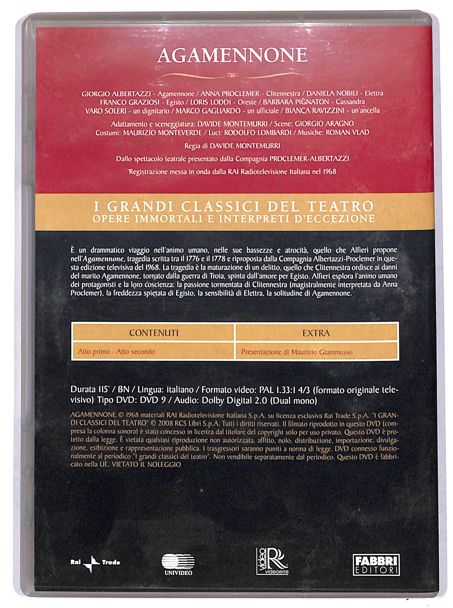 EBOND Agamennone EDITORIALE DVD DB706409