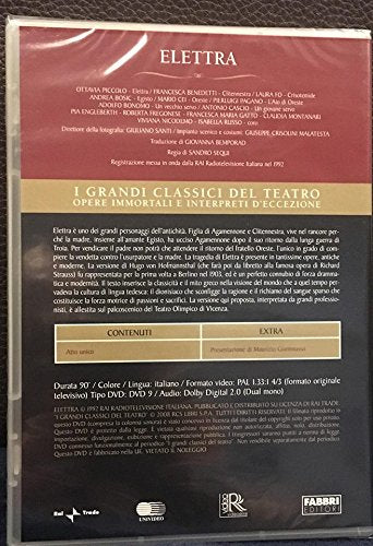 EBOND Elettra - I grandi classici del teatro - Hugo Von Hofmannsthal DVD DB706420