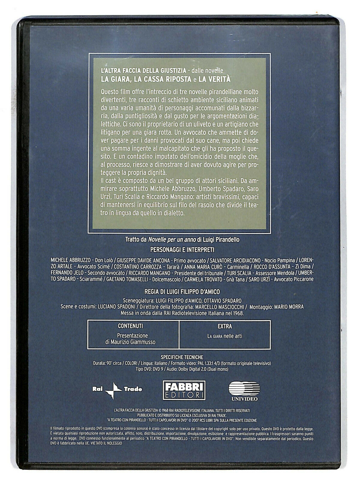 EBOND L'altra Faccia Della Giustizia DVD DB706425