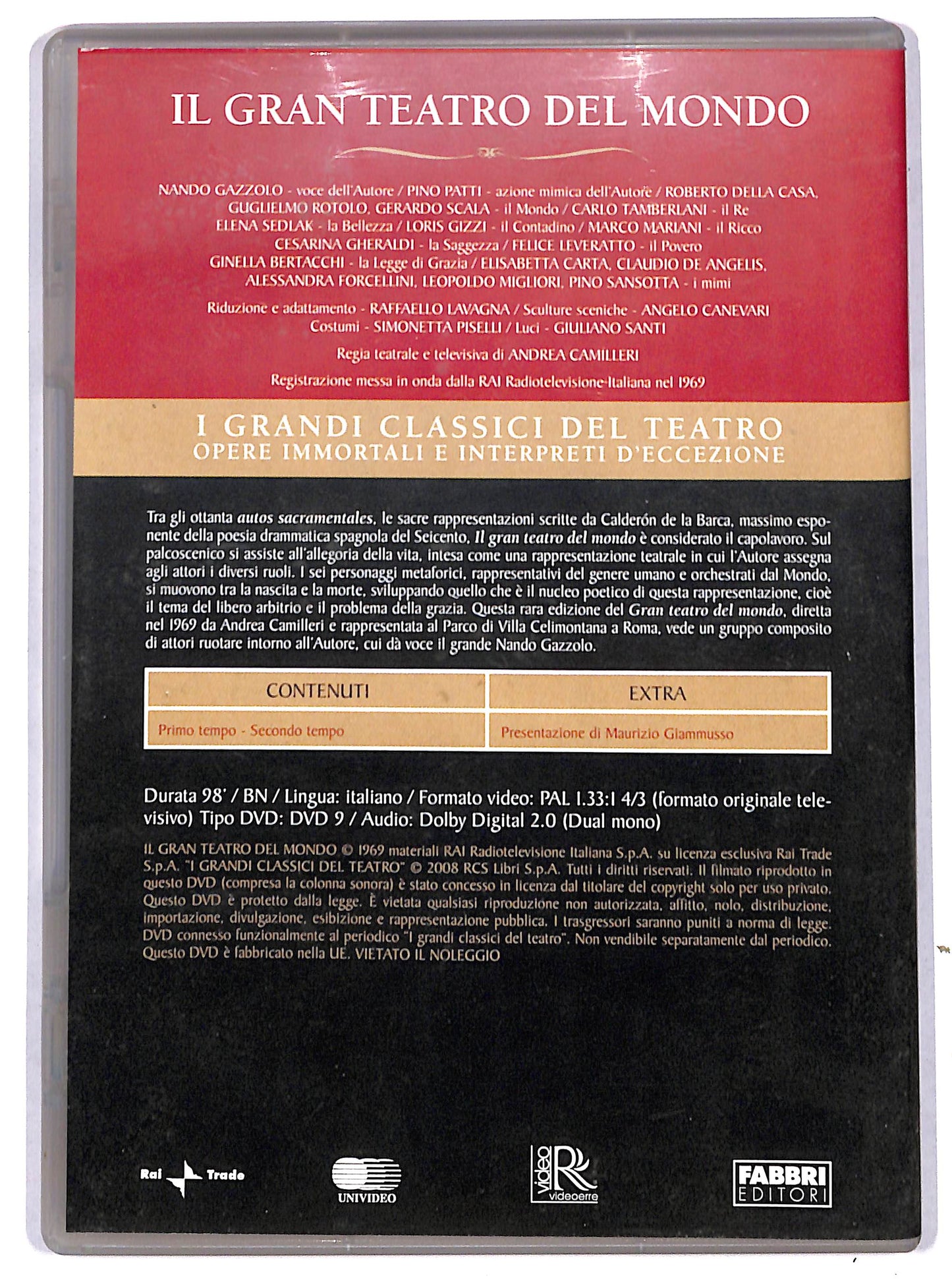 EBOND Il gran teatro del mondo EDITORIALE DVD DB706427