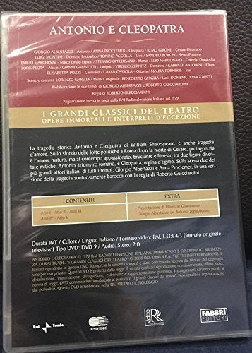 EBOND Antonio e Cleopatra - I grandi classici del teatro DVD DB706459