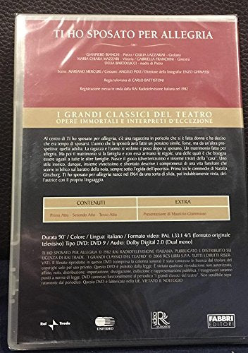 EBOND Ti ho sposato per allegria - I grandi classici del teatro DVD DB706460
