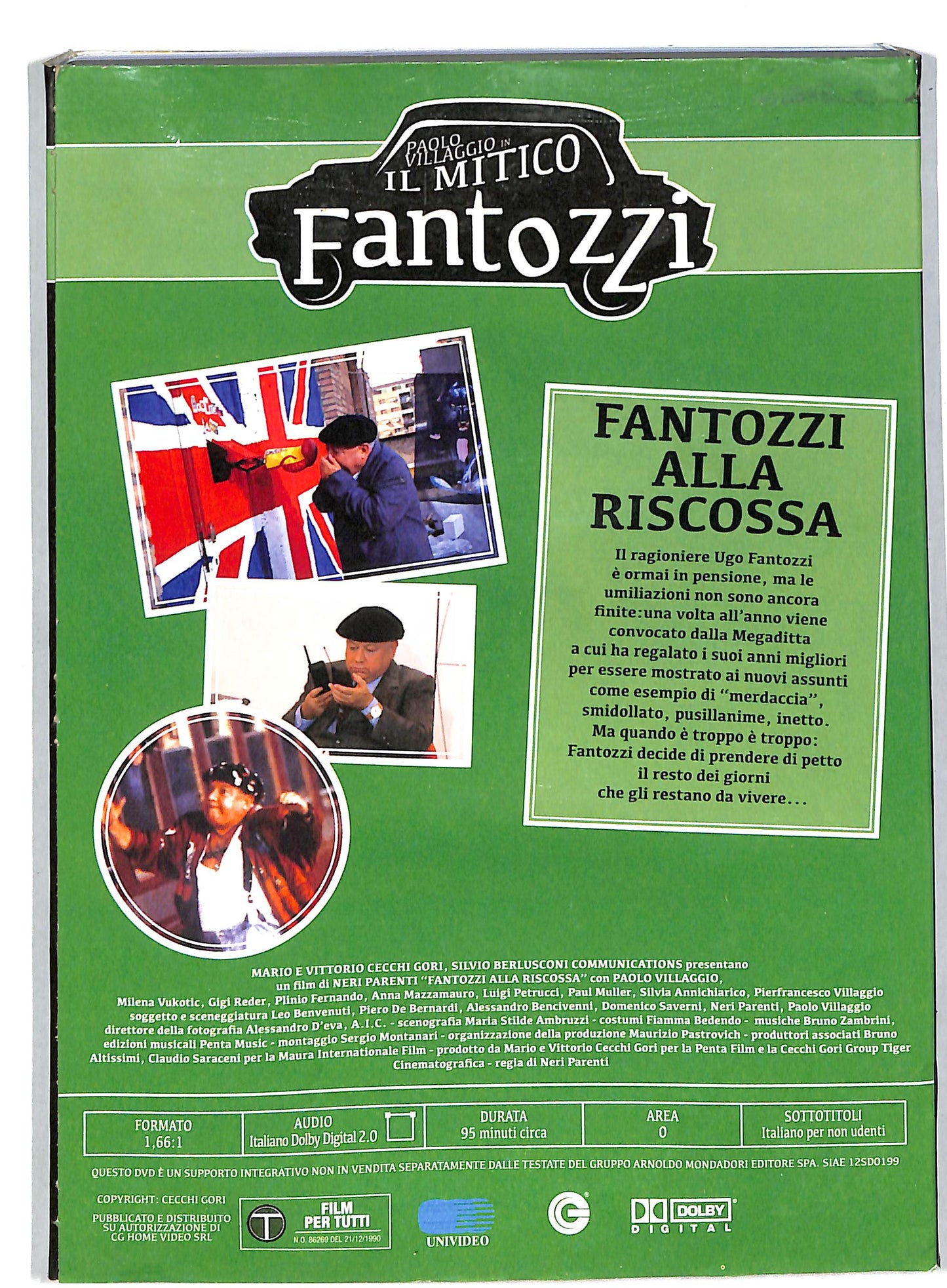 EBOND Fantozzi alla riscossa - il mitico fantozzi SLIP EDITORIALE DVD DB706731