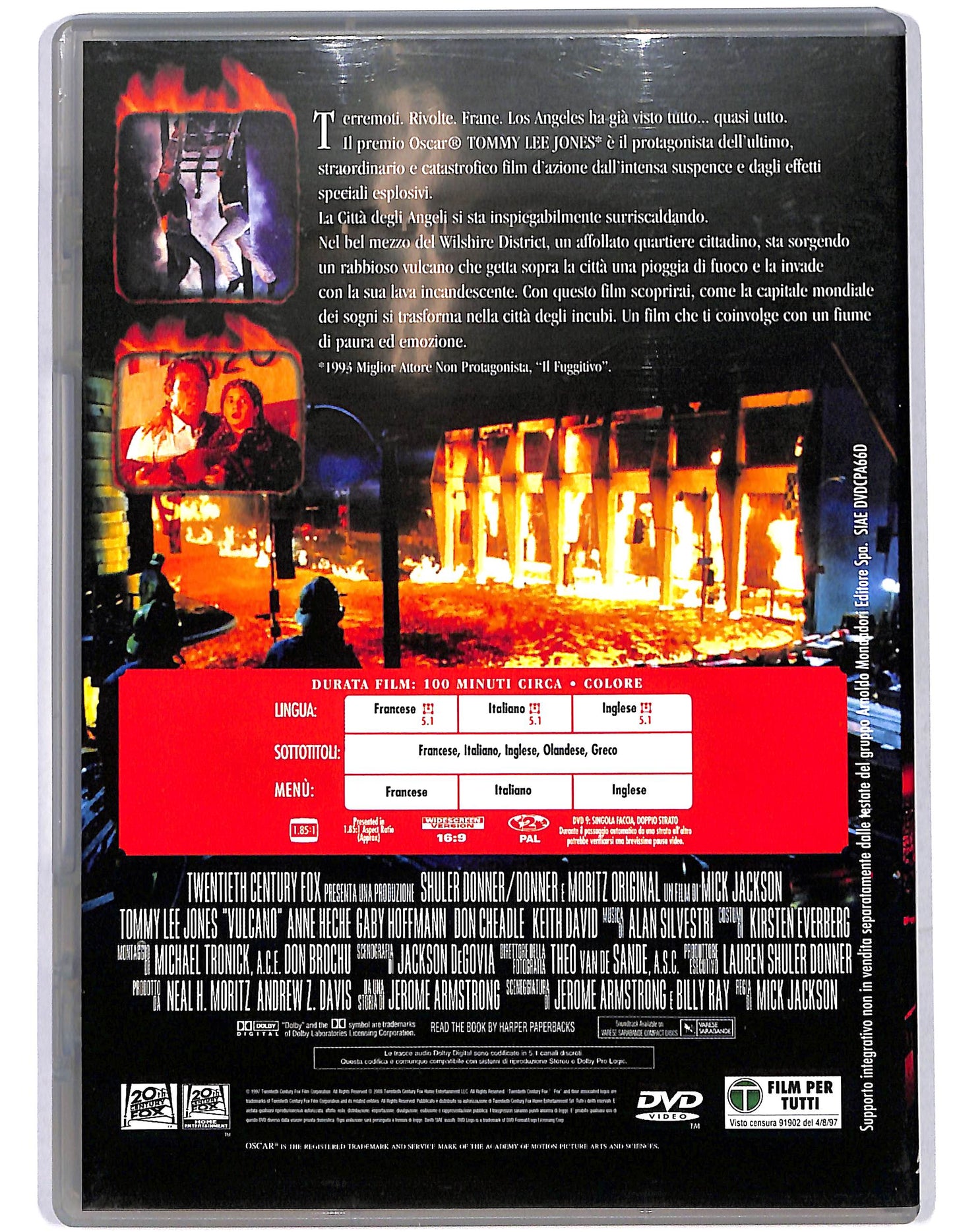 EBOND Vulcano Los Angeles 1997 EDITORIALE DVD DB706753