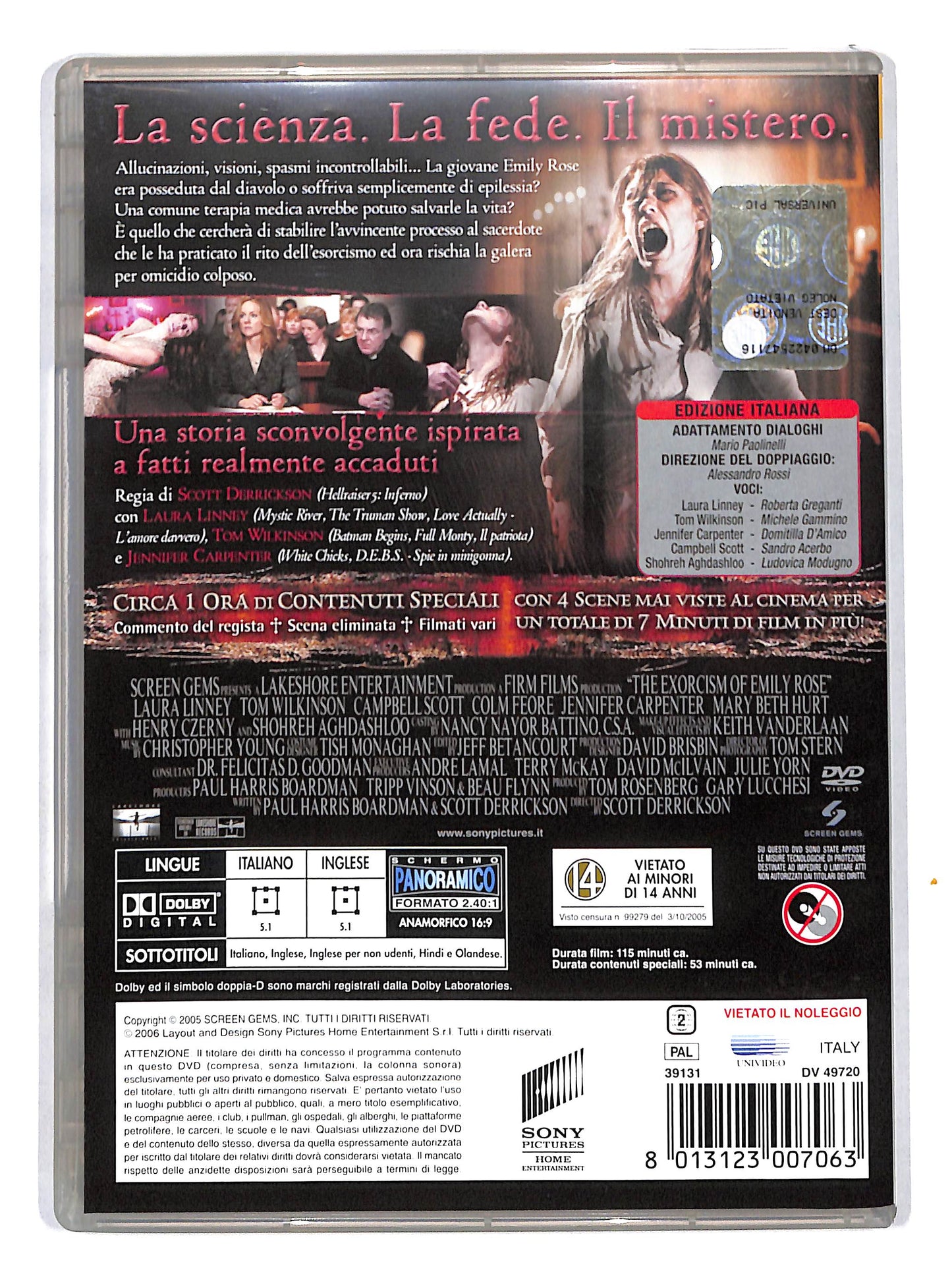 EBOND The exorcism of Emily Rose (versione integrale) DVD DB706949