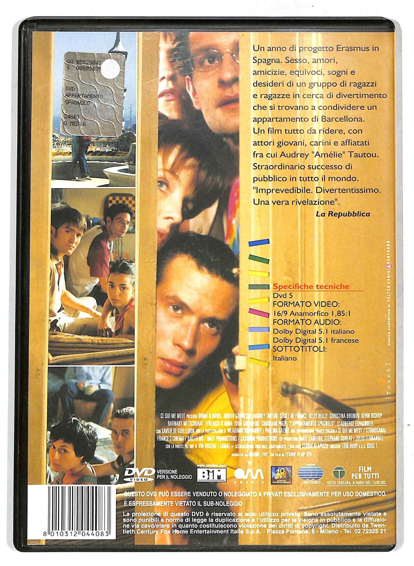 EBOND L'appartamento spagnolo NOLEGGIO DVD DB707111