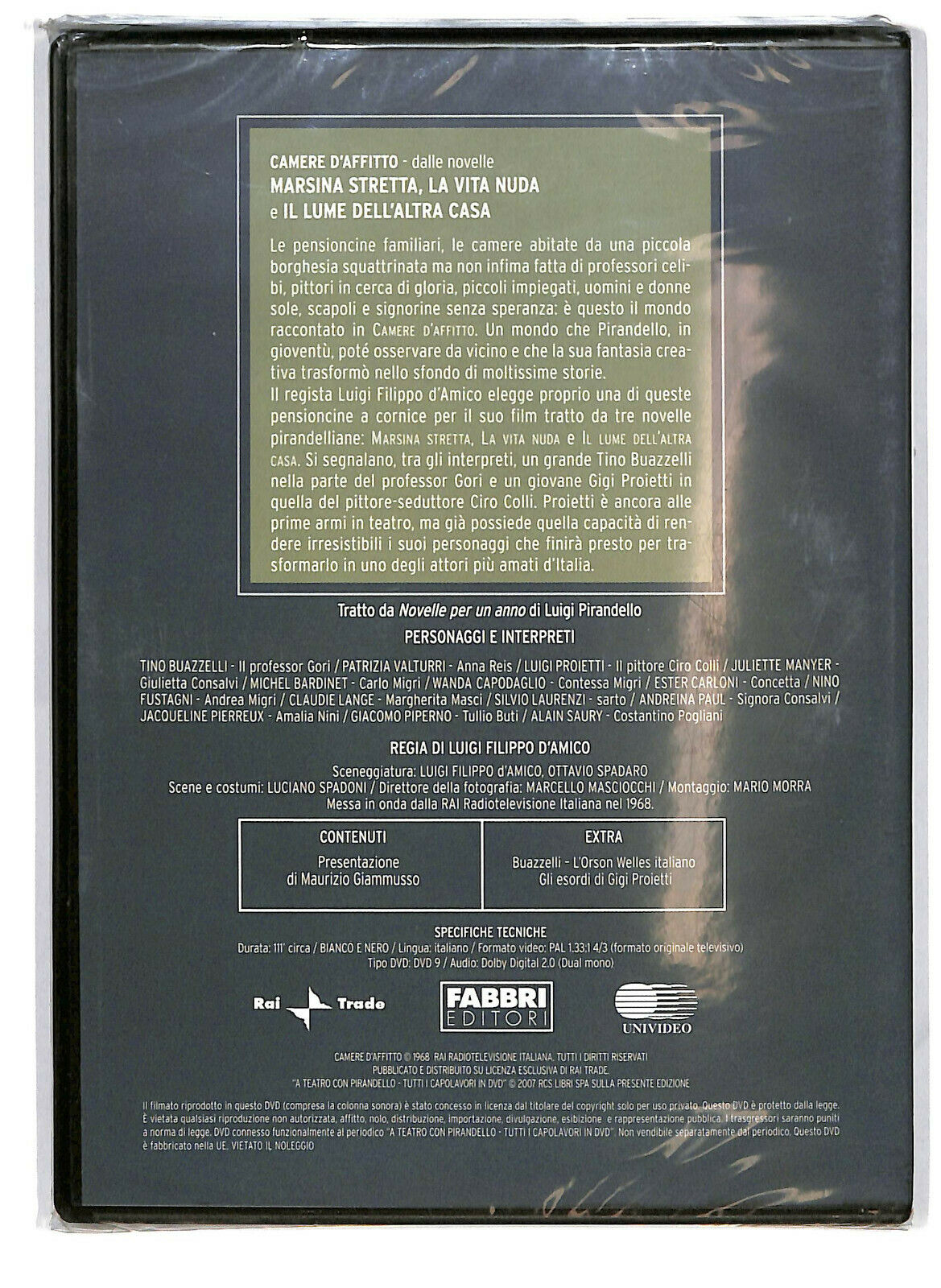 EBOND A Teatro Con Pirandello - Camere D'affitto  Editoriale DVD DB707124