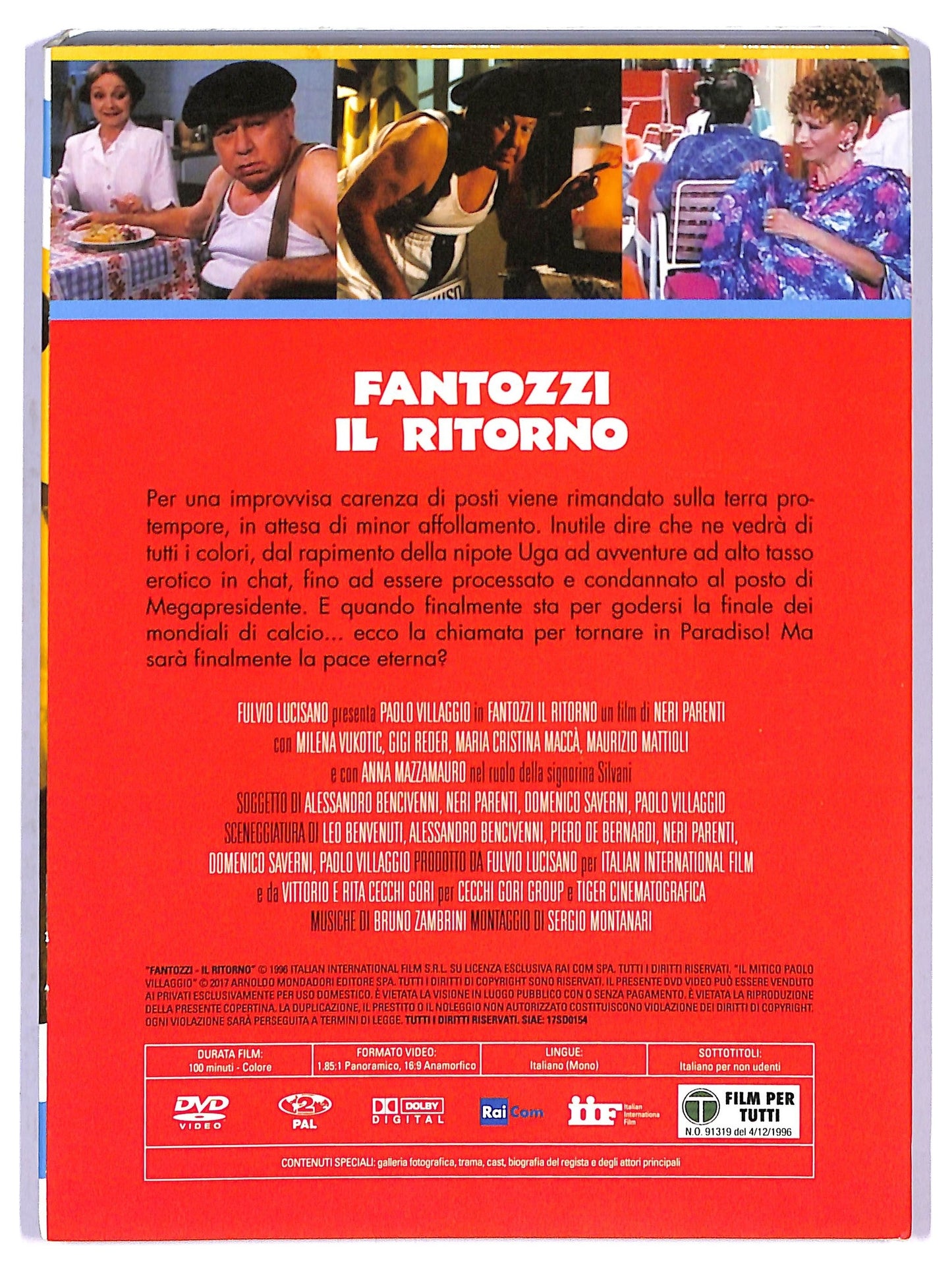 EBOND Fantozzi IL Ritorno EDITORIALE DVD DB707157