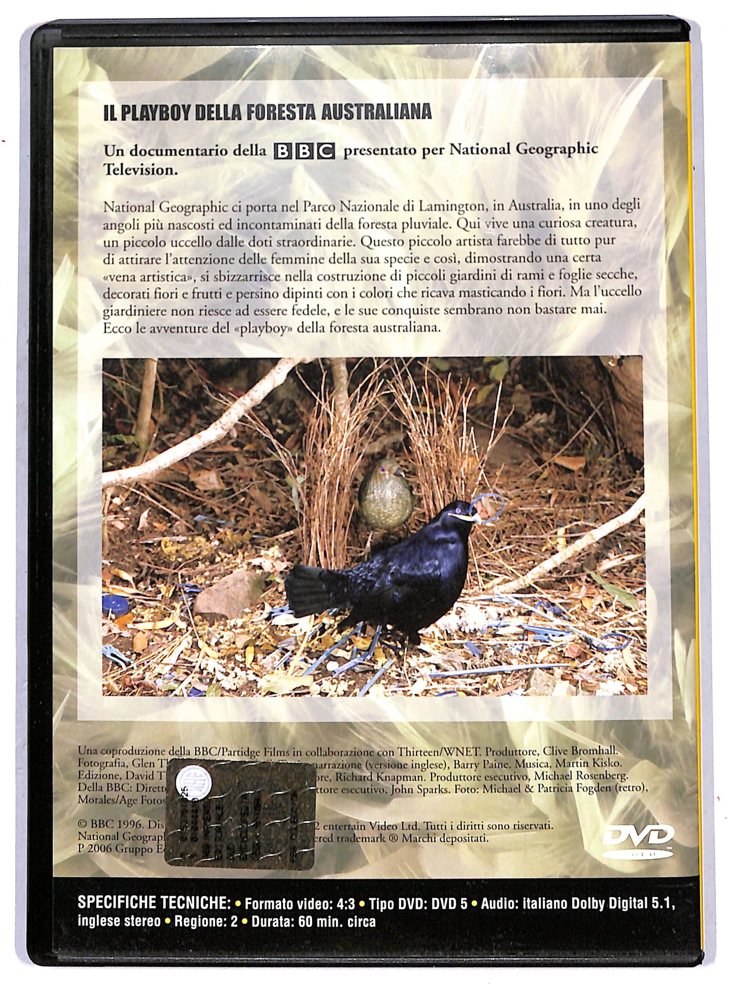 EBOND national geographic Animali Uccelli IV vol 9 EDITORIALE DVD DB707161