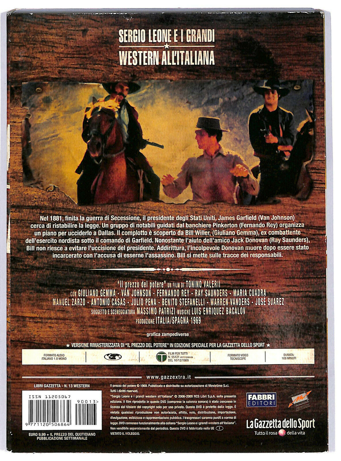 EBOND Il Prezzo Del Potere - Western All'italiana Vol.13 Editoriale DVD DB707316
