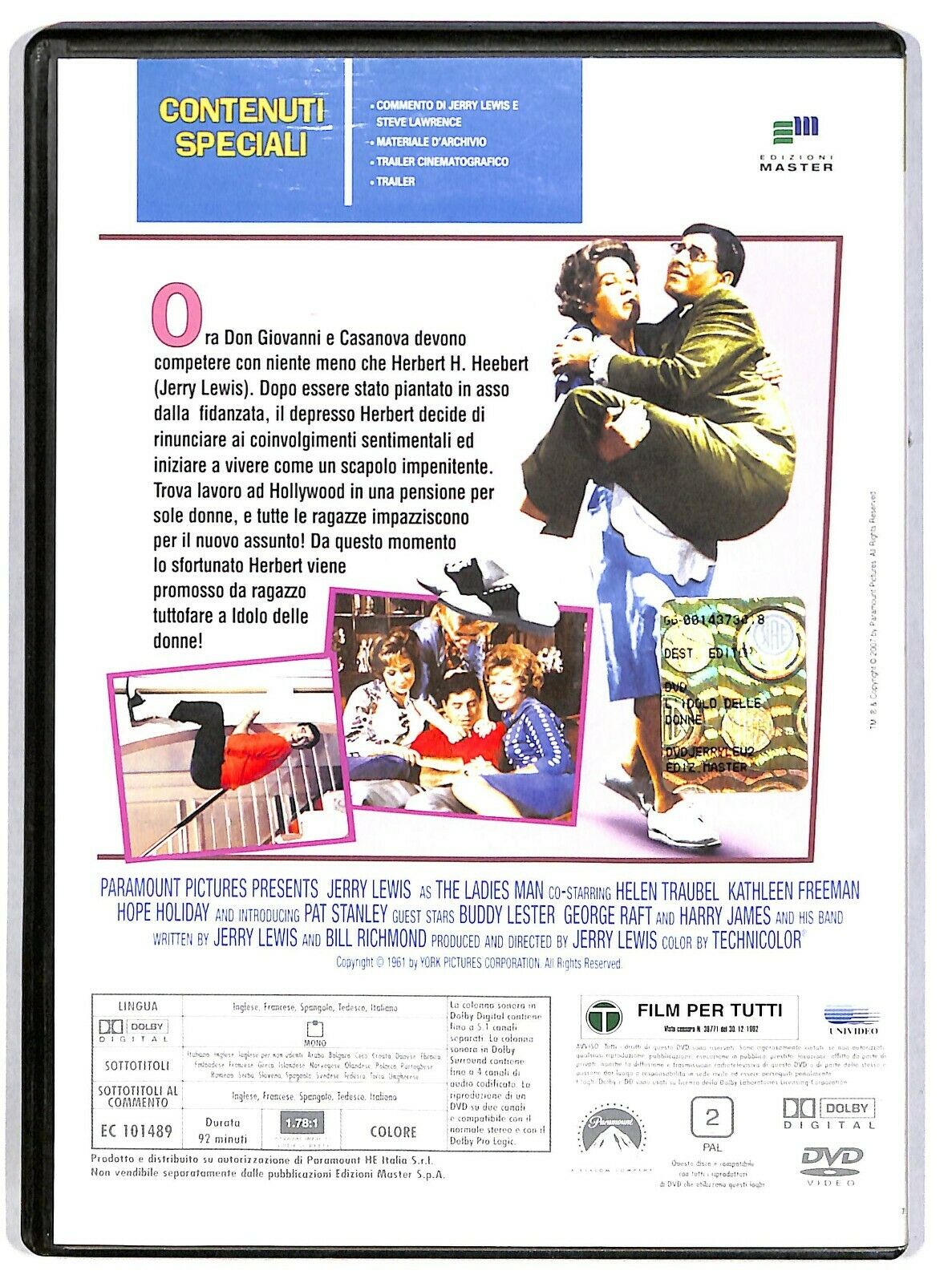 EBOND L'idolo Delle Donne - Jerry Lewis Collection Editoriale DVD DB707428