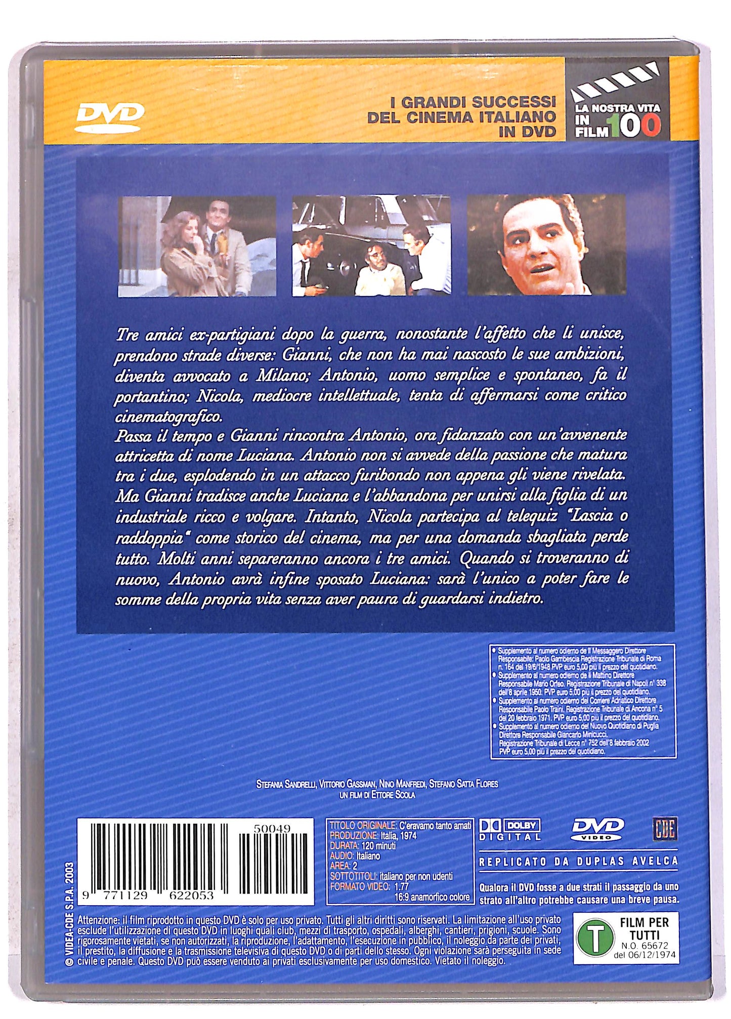 EBOND C'eravamo Tanto Amati Editoriale DVD DB707618