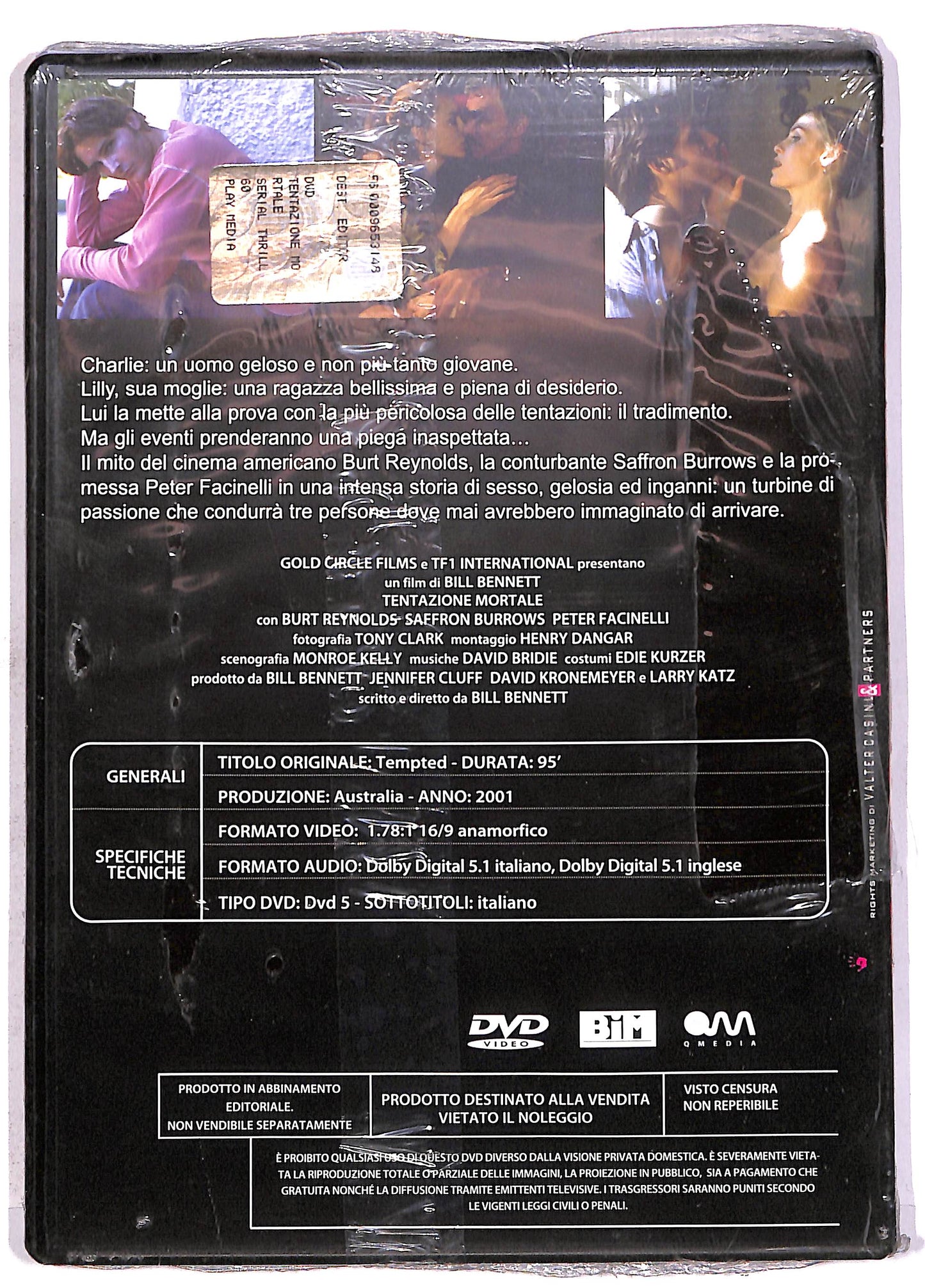 EBOND tentazione mortale DVD DB707921