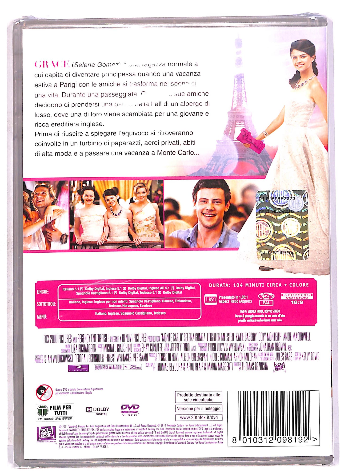 EBOND Montecarlo NOLEGGIO DVD DB707922