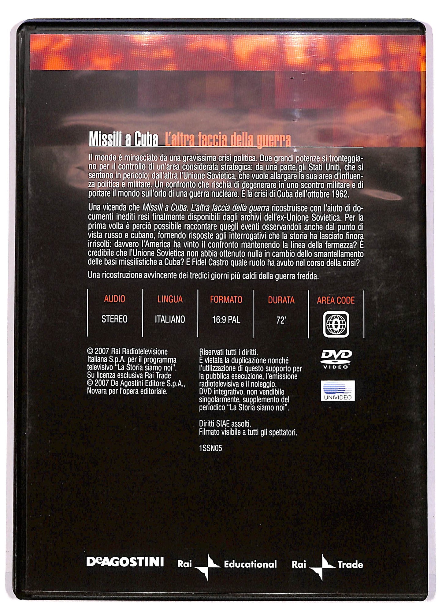 EBOND La Storia siamo noi Missili a Cuba L'altra faccia della guerra DVD DB708405