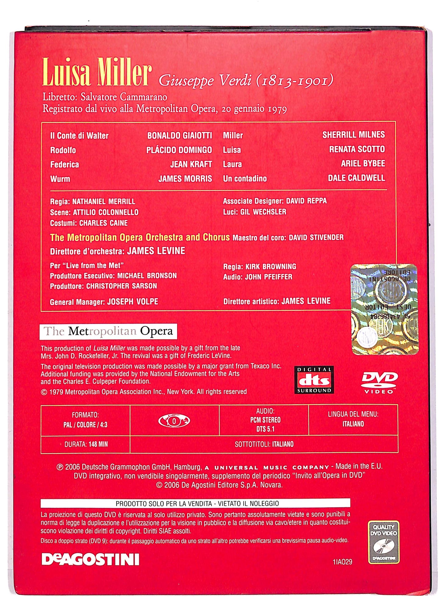 EBOND Luisa Miller - Invito all'Opera in - Deagostini DVD DB708433