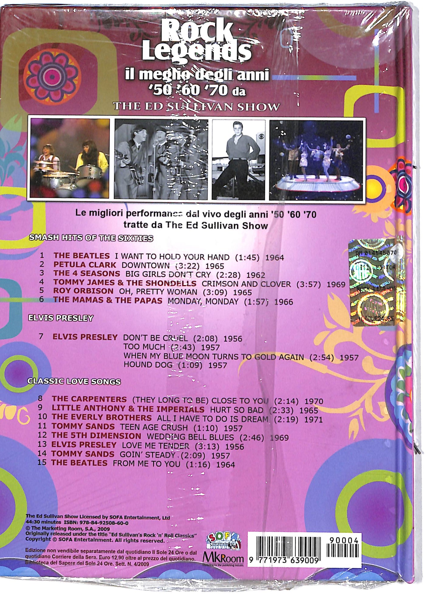 EBOND Rock legends vol.4 il meglio degli anni 50 60 70 + libro DVD DB708602