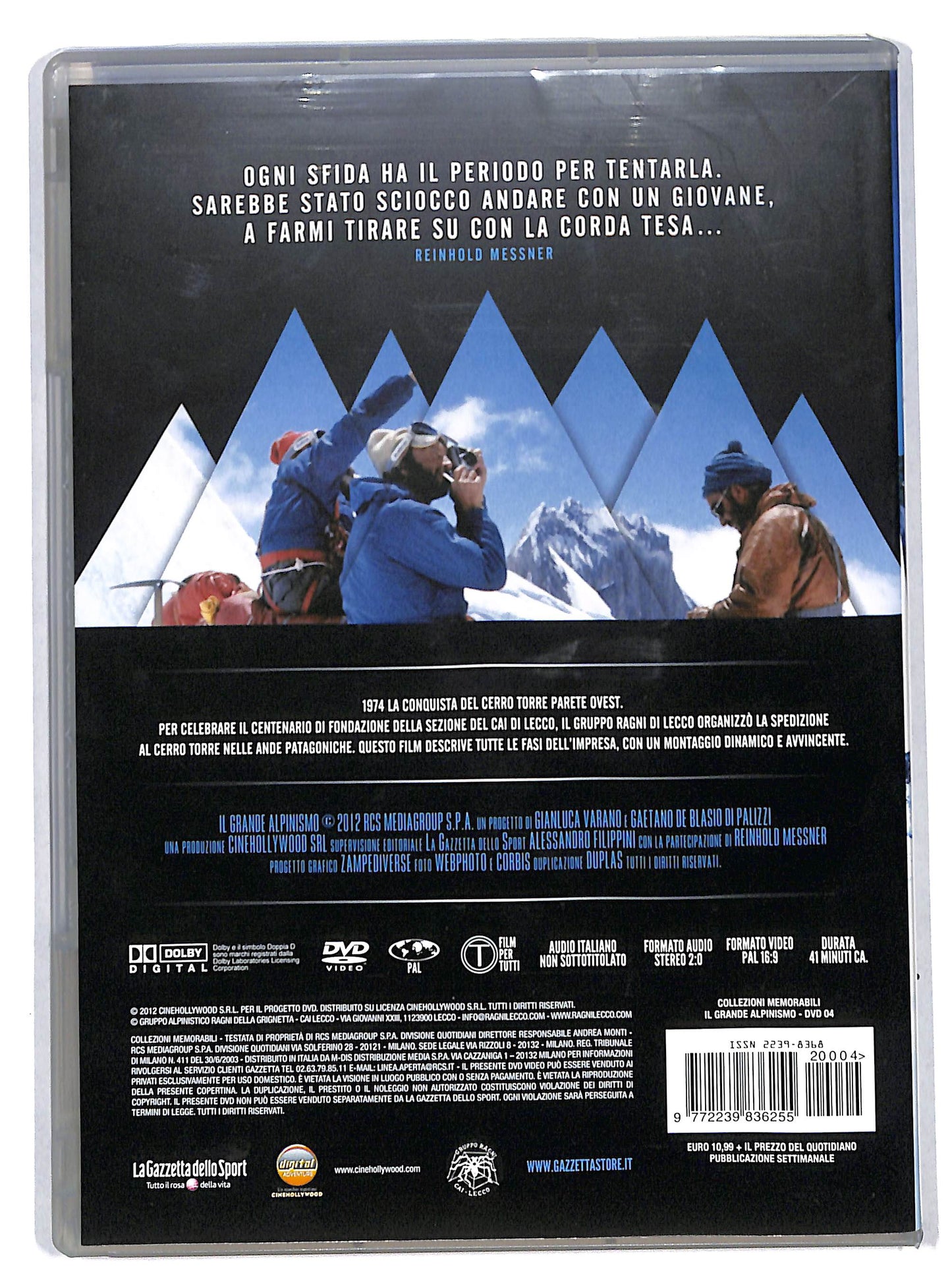 EBOND Il Grande Alpinismo Torre del Vento vol 4 EDITORIALE DVD DB708608
