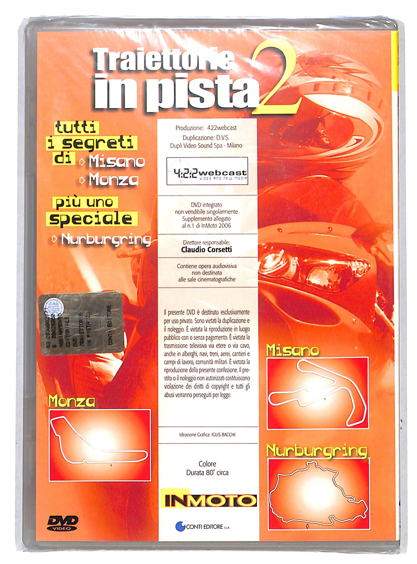 EBOND In moto traiettorie in pista 2 segreti Misano Monza EDITORIALE DVD DB708614