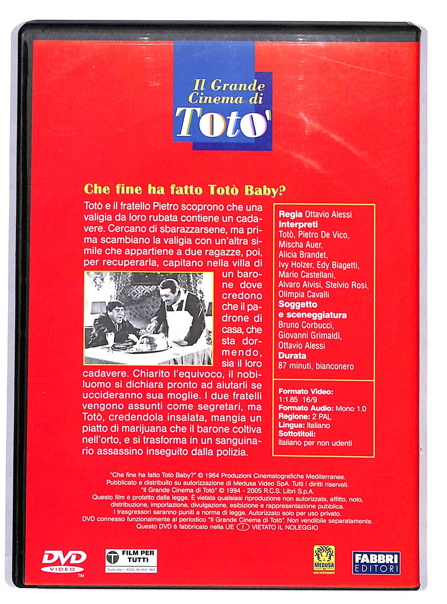 EBOND Il Grande Cinema Di Toto Che Fine Ha Fatto Toto Baby? DVD DB708638