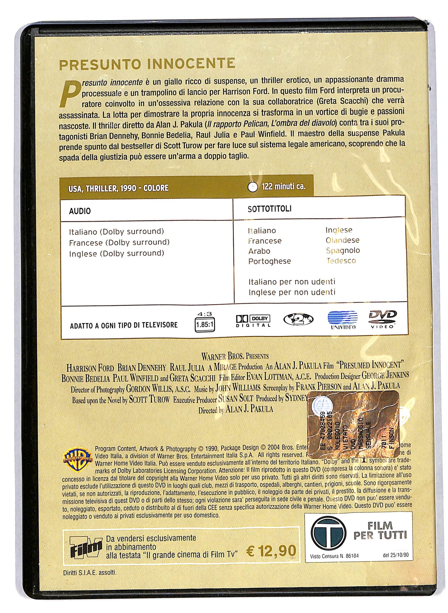 EBOND Presunto innocente EDITORIALE DVD DB708915
