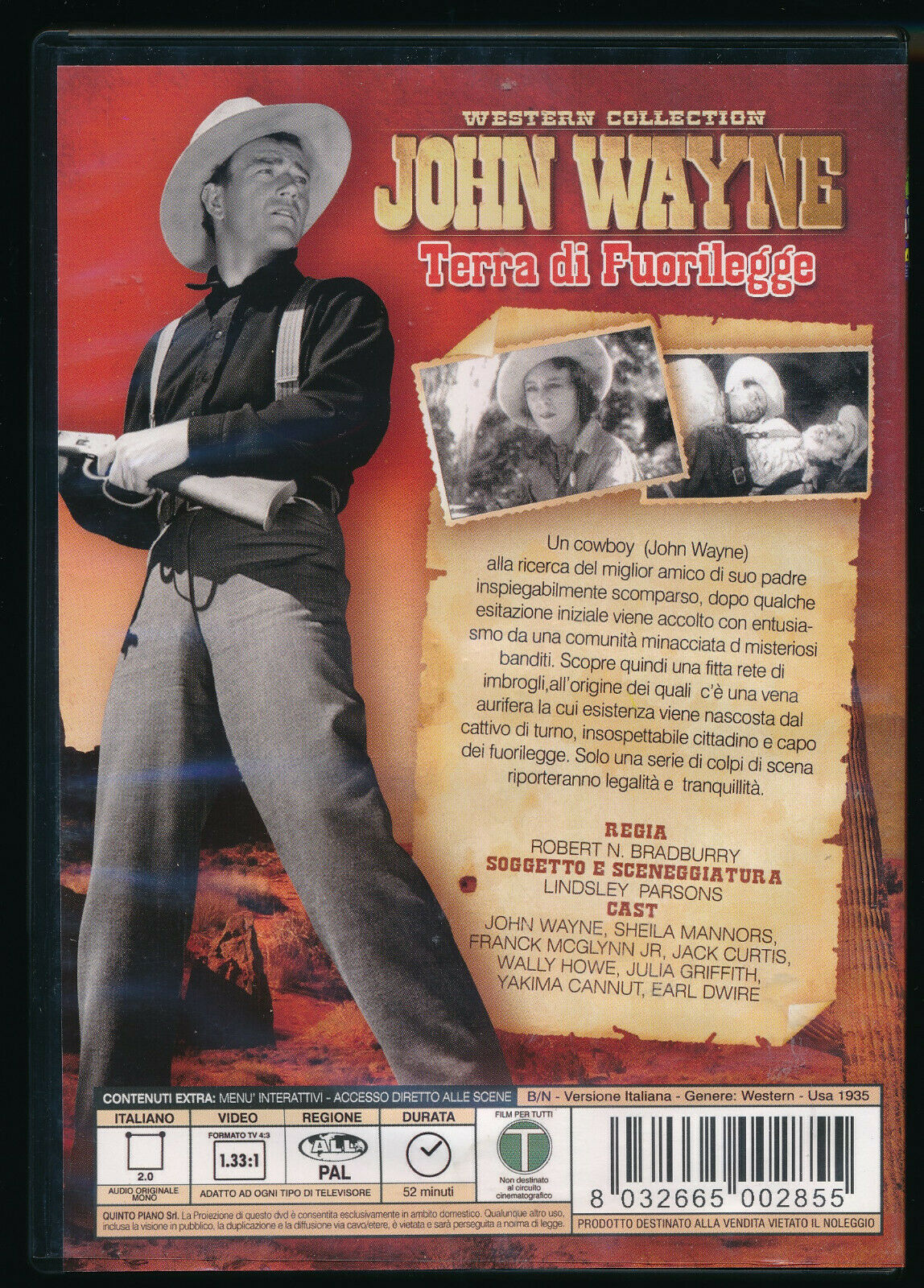 EBOND Terra Di Fuorilegge Editoriale DVD DB709628