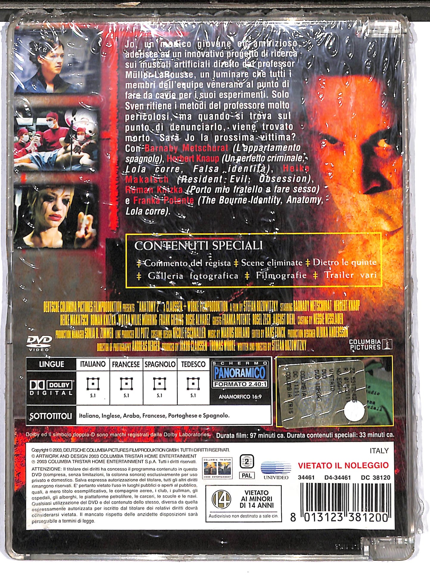 EBOND Anatomy 2 EDIZIONE SPECIALE SJB DVD DB709723