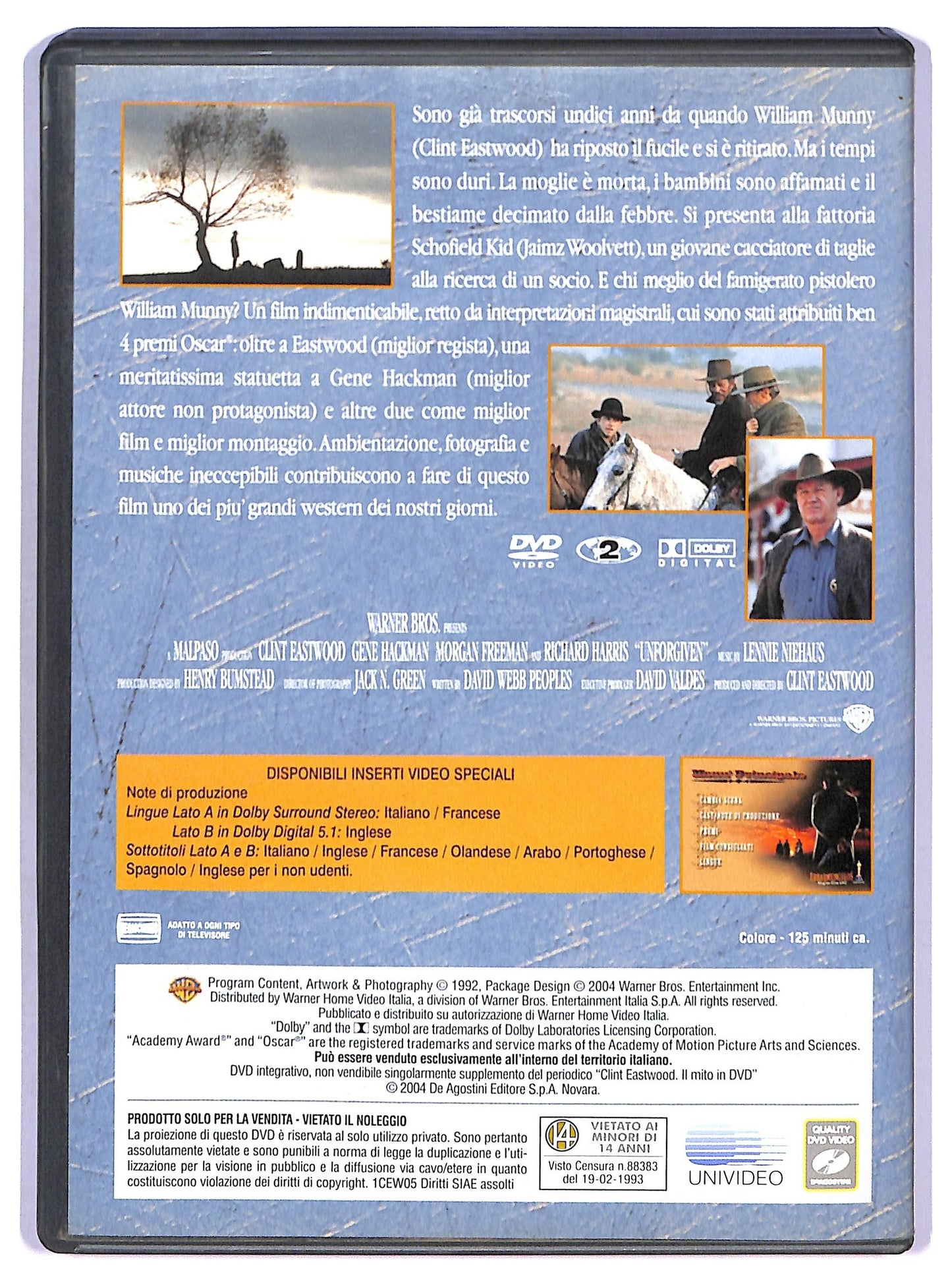 EBOND Clint Eastwood il mito in dvd - Gli Spietati EDITORIALE DVD DB709725