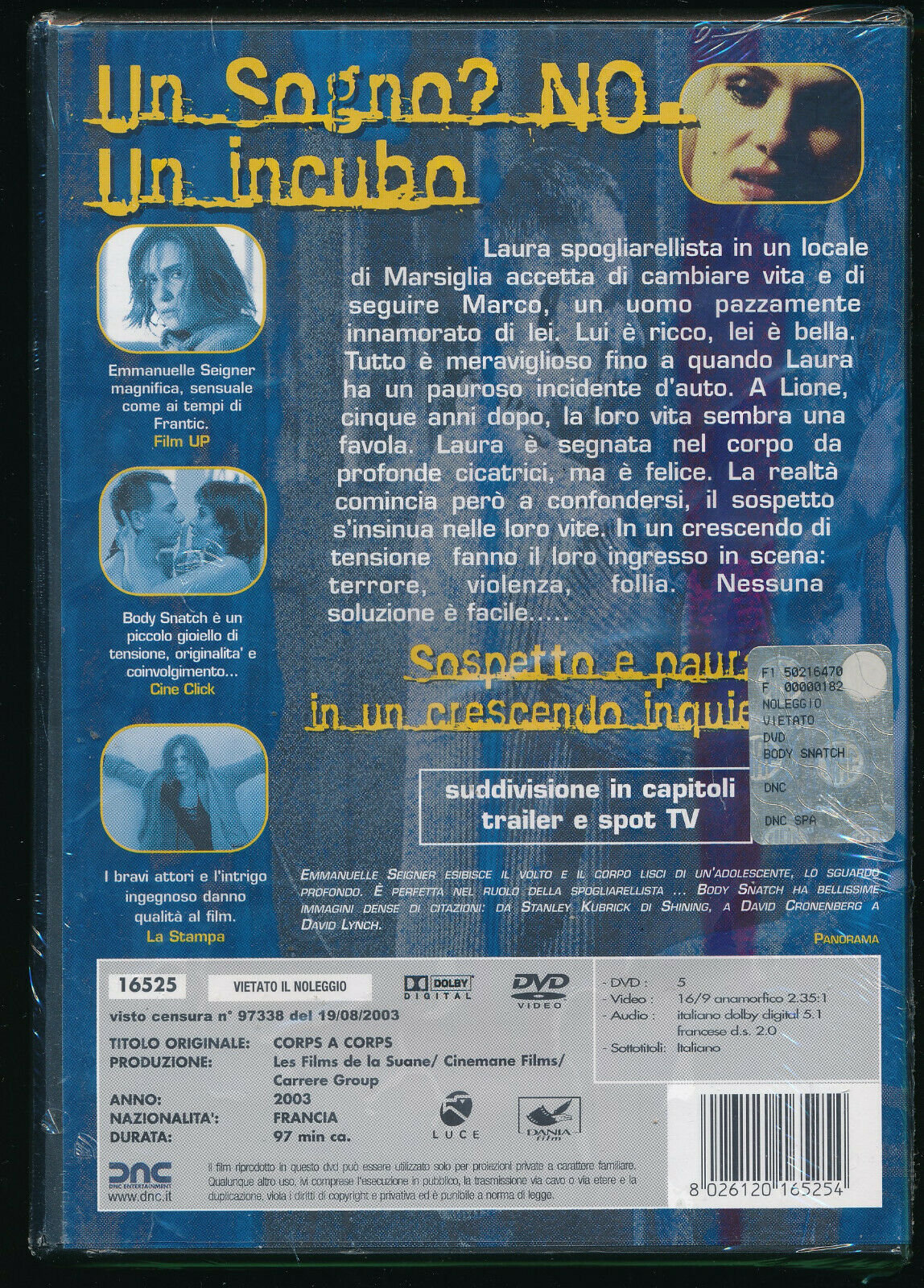 EBOND Body Snatch DVD DB709745