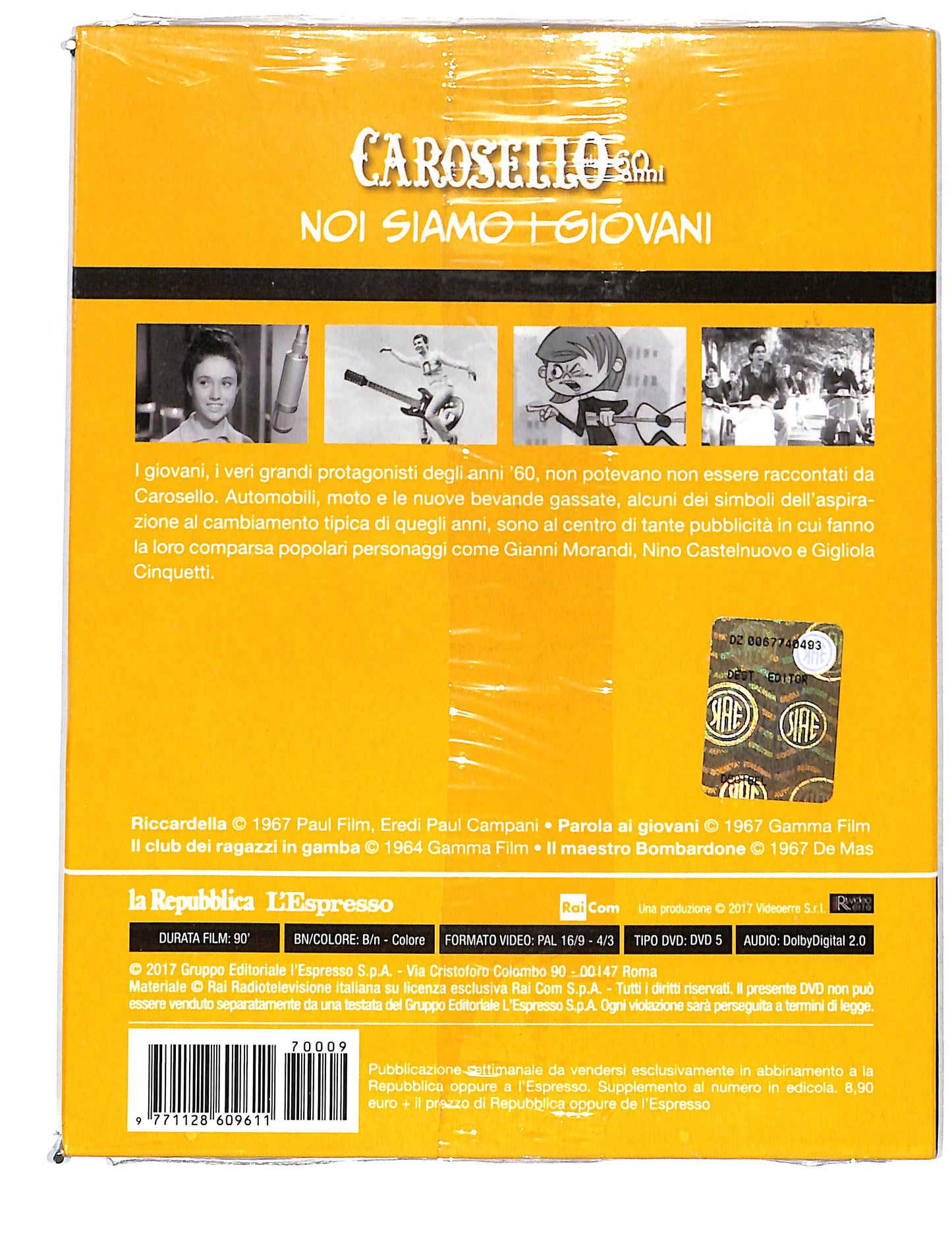EBOND Carosello vol.9 noi siamo i giovani EDITORIALE DVD DB709932