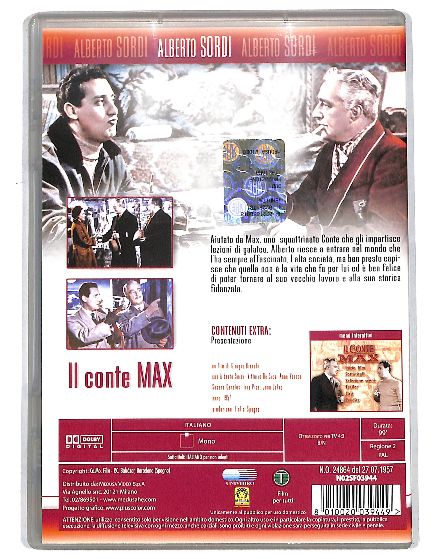 EBOND Il Conte Max DVD DB710103