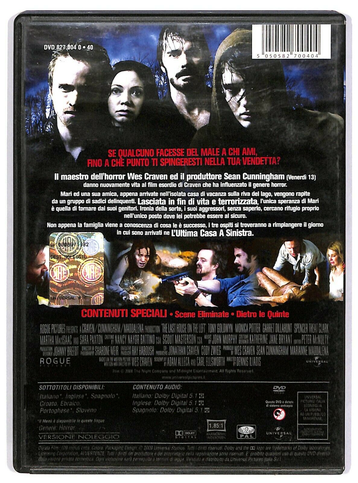 EBOND L'ultima Casa a Sinistra Ex Noleggio DVD DB710322