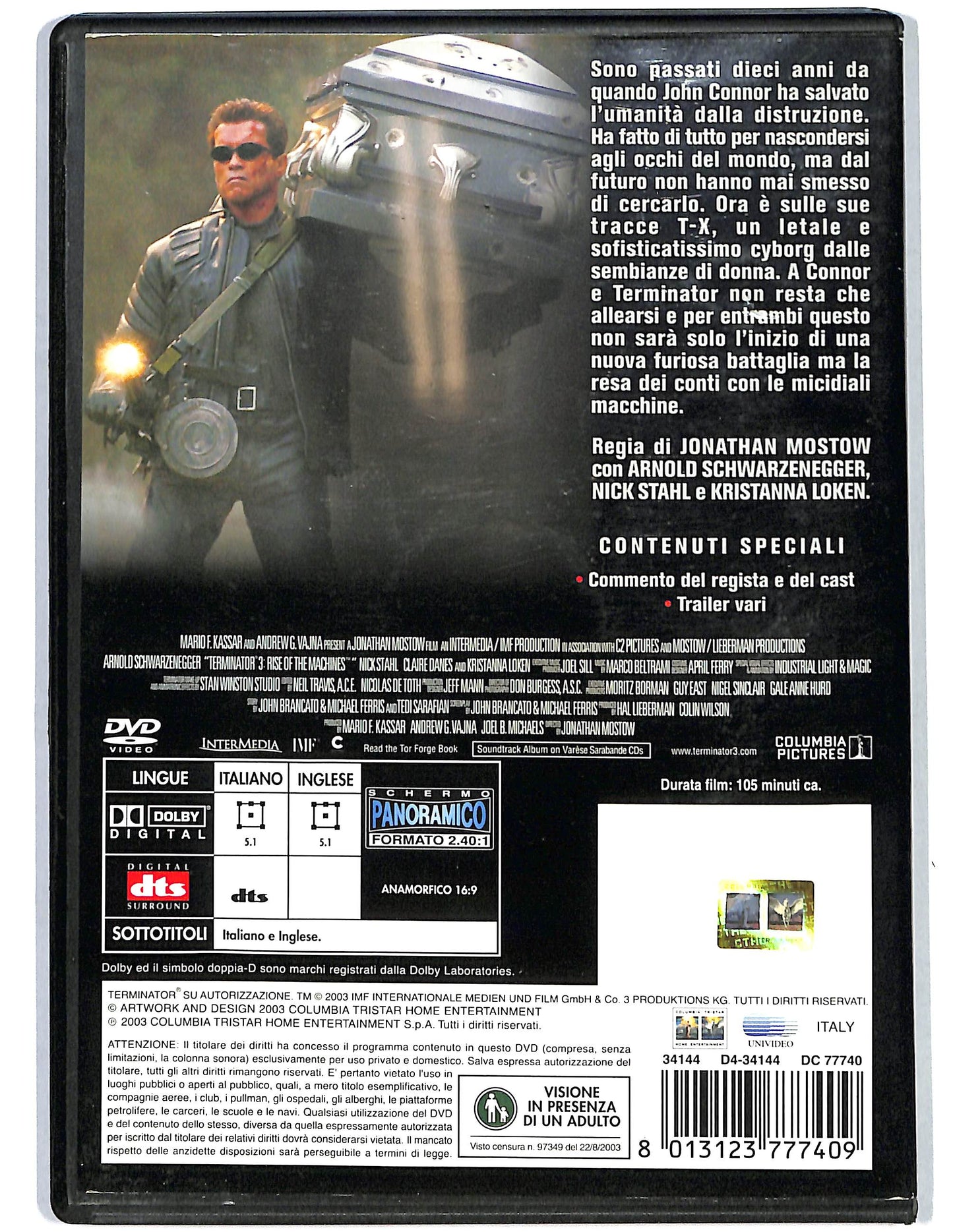 EBOND Terminator 3 Le macchine ribelli NOLEGGIO DVD DB710347