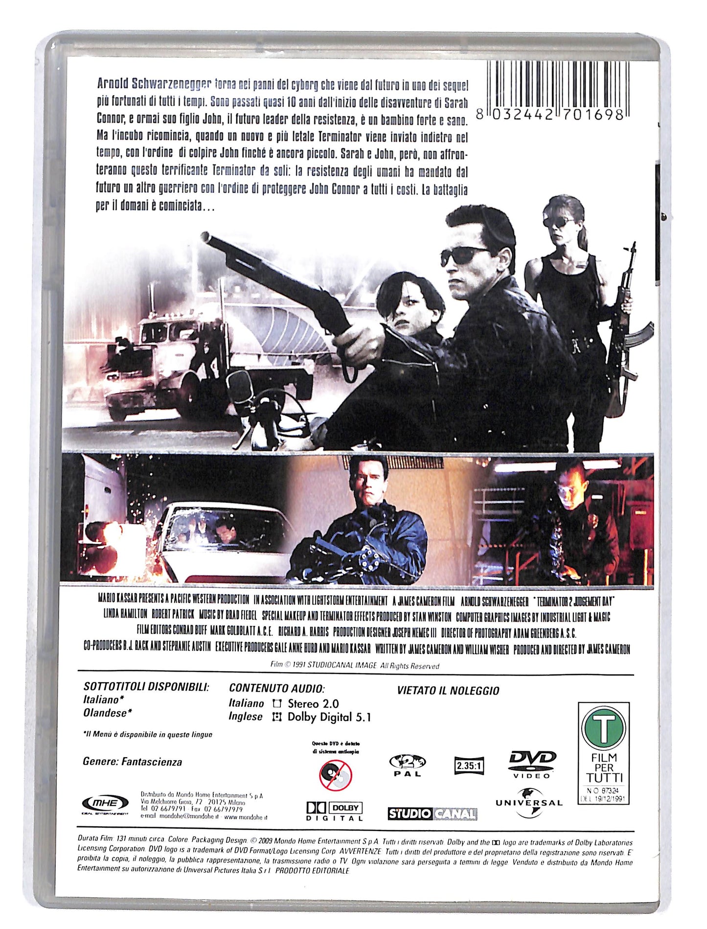 EBOND Terminator 2 il giorno del giudizio DVD DB710607