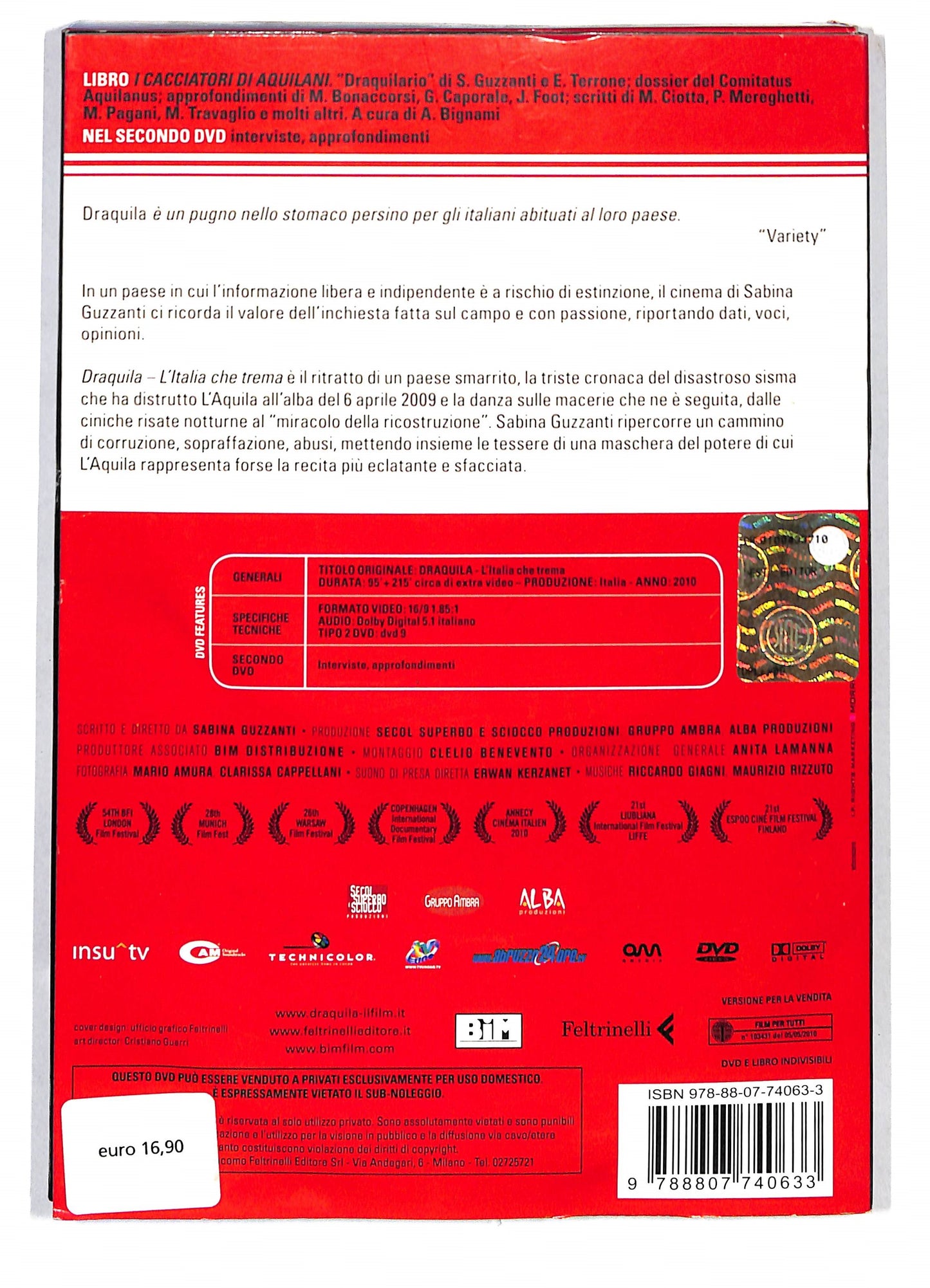 EBOND Draquila L'Italia che trema +DVD DB710634