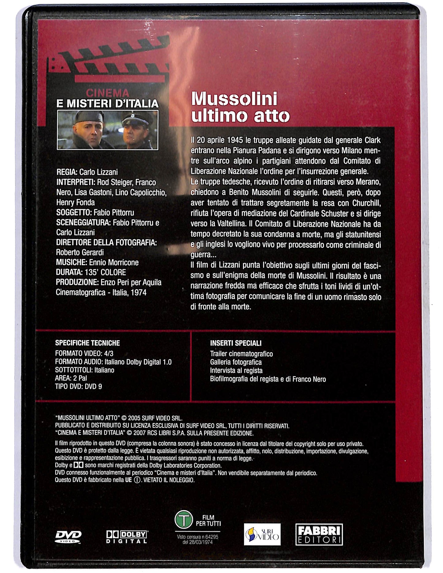 EBOND Mussolini ultimo atto EDITORIALE DVD DB710839