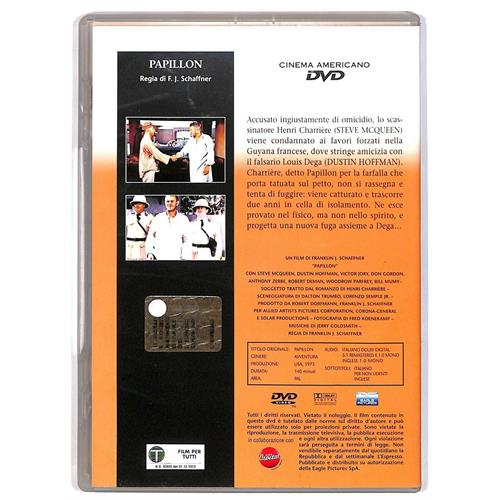 EBOND Papillon (1973) Con Steve Mcqueen, Cinema Americano Editoriale DVD DB710842