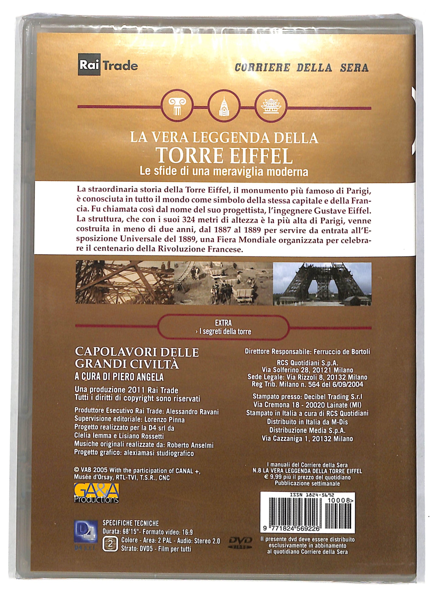 EBOND La vera leggenda della Torre Eiffel vol 8 EDITORIALE DVD DB711114
