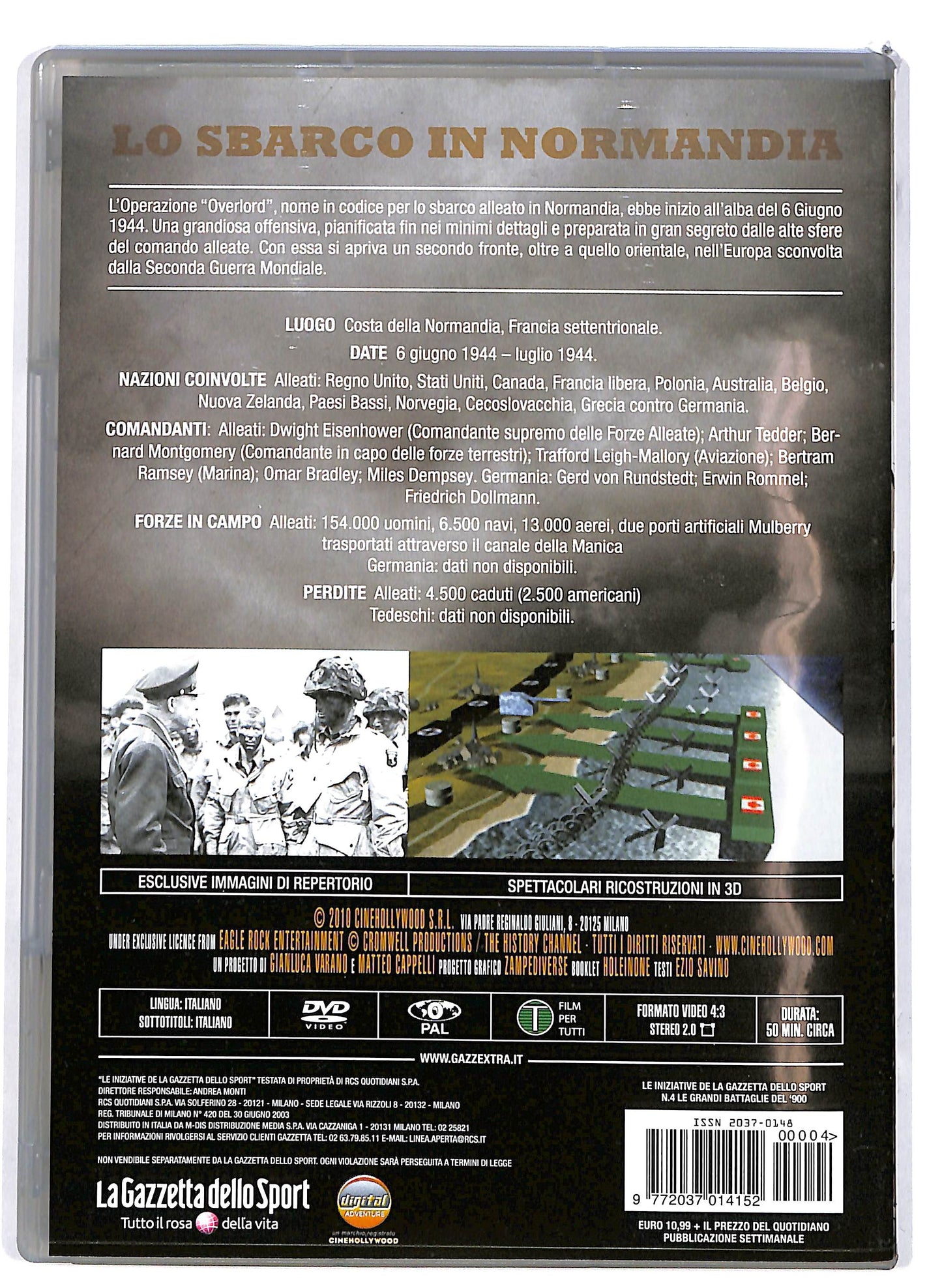 EBOND Lo sbarco in Normandia EDITORIALE DVD DB711158