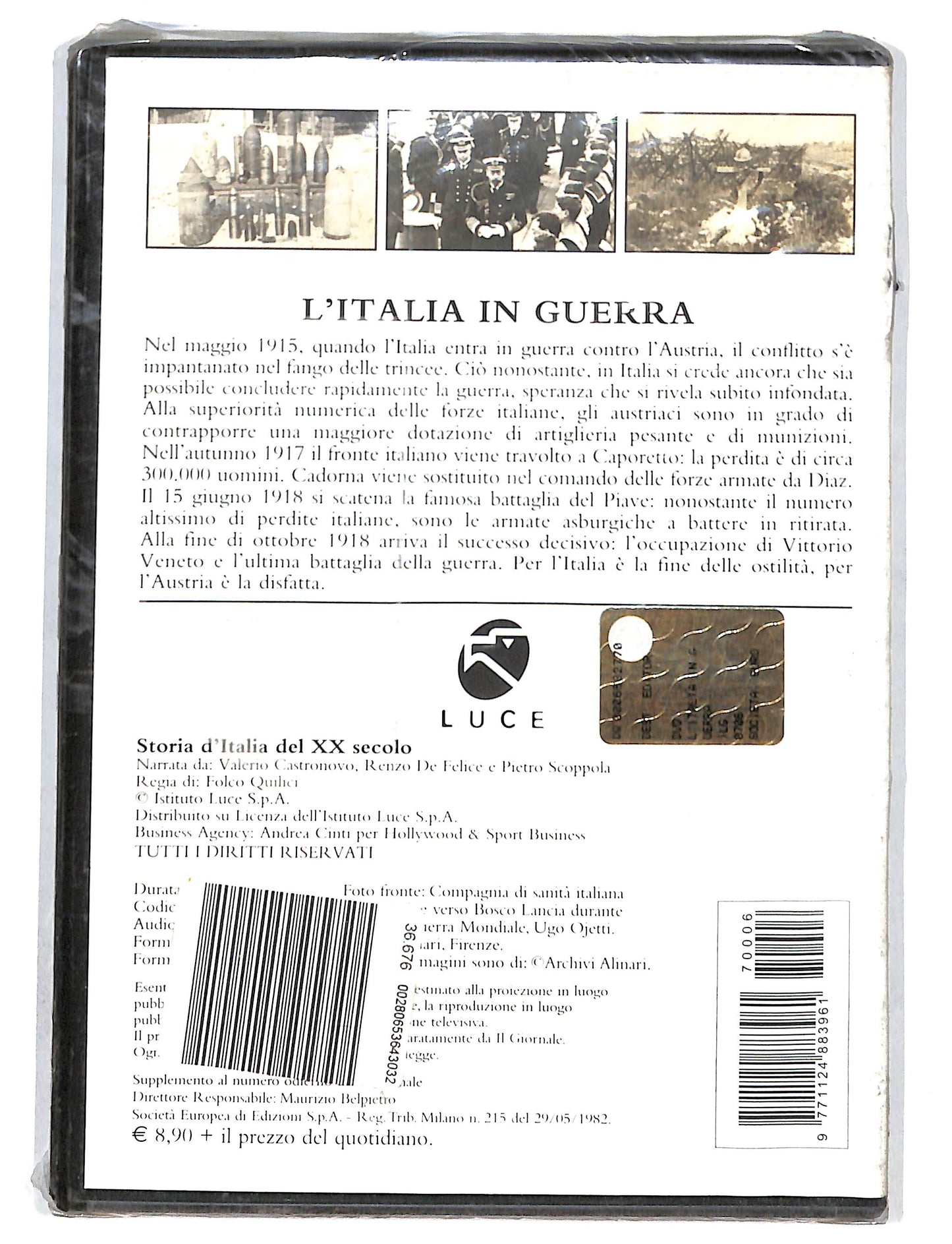 EBOND Storia d'Italia del xx secolo - L'Italia in guerra vol.6 DVD DB711246